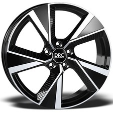 Alloy Wheels 19" DRC Blade Black Polished Face For Genesis GV80 [JX1] 20-22
