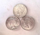 1922 P, 1923 P, 1924 P Uncirculated $1 Peace Dollars