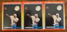 (3) 1990 Score Hot Gun Warren Moon #317 Houston Oilers - NM