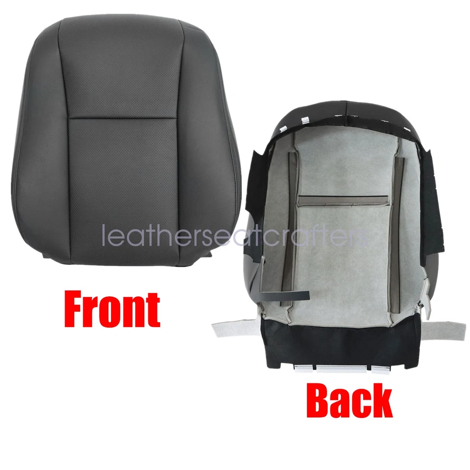 Both Side Bottom-Top Leather Seat Cover Black For 2007-2012 Lexus LS460 LS600h Foto 4 de 4