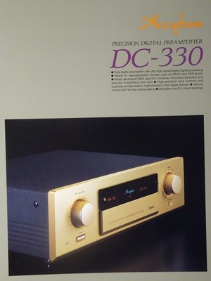     Accuphase DC-330 Prospekt in englischer Sprache. Sehr guter Zustand   