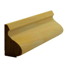 EWBC14 Colonial 1-3/8" Tall x 3/4" Base Cap Moulding. Unfinished