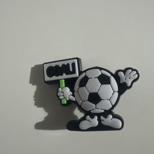19er Set Fußball Kroko Schuh Charms ~⚽ is Life ~Goal ~I love ⚽ Pitch Man Kids - Bild 9 von 19