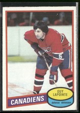 1980-81 O-Pee-Chee Guy Lapointe #201 Montreal Canadiens