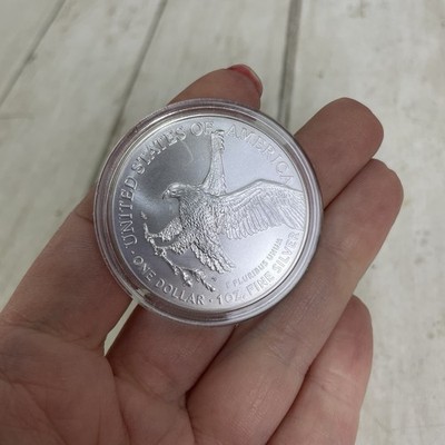 2022 W -WALKING LIBERTY AMERICAN EAGLE .999 FINE SILVER DOLLAR