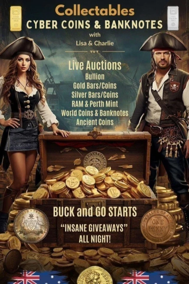 Saturday Live Coin & Currency Auctions Gold Silver Australian Pre-Decimal