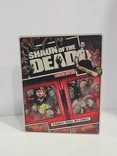 Shaun of the Dead ( Blu-ray DVD ) Steelbook Zombie Comedy 