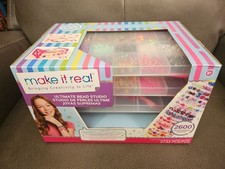 Make It Real - Ultimate Bead Studio. BRAND NEW Jewelry Making Kit 2600 Beads