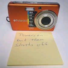 Polaroid Digital Camera T1031 10.0 Megapixel Camera - Won't Stay On For Parts