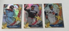 2025 Topps Stars of MLB 3 Card Insert Lot Juan Soto Kyle Schwarber Carlos Correa