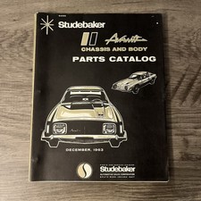 1963 1964 Studebaker Avanti Parts Book 63 64 Illustrated Master Part Catalog 1963 1964 Studebaker Avanti Parts Book 63 64 Illustrated Master Part Catalog