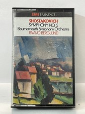 EMI Eminence Shostakovich Symphony No.5 Paavo Berglund Cassette Tape 1976