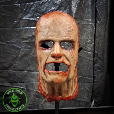 Latex Skinned Face Mask Halloween Leatherface Serial Killer Flesh Gore Horror 