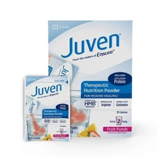 Juven Therapeutic Nutrition Drink Mix Powder - 8 Packets of 0.97oz - Fruit Punch
