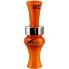 ECHO CALLS Hunting Meat Hanger Double Reed Duck Game Call, Orange Pearl (79026)