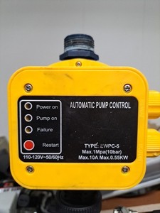 Automatic Water Pump Pressure Controller 145PSI Electronic Pressure Switch 110V