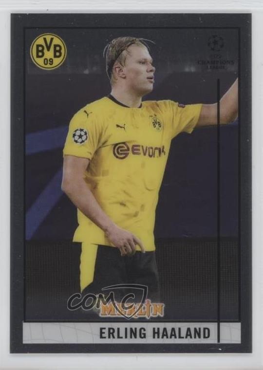 2020-21 Topps Merlin Collection Chrome UCL Erling Haaland #65 17md
