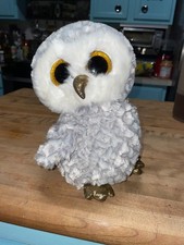 TY Beanie Boos OWLETTE THE GRAY OWL W/ BIG EYES 9" PLUSH STUFFED ANIMAL Toy