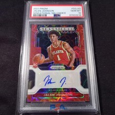 PSA10 2021-22 Panini Prizm Jalen Johnson RC Sensational Signatures Auto #SSJJO