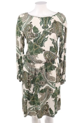 orsay Kleid Damenkleid Blumen L dunkelgrün beige