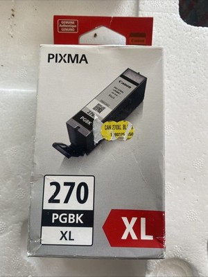 Genuine CANON PGI-270XL PGBK Black HIGH-YIELD Ink Jet Printer Cartridge