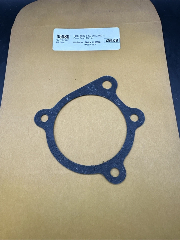 Прокладка водяного насоса двигателя Ford Pinto 1971-1973 годов выпуска 2.0 Sandrail 1971-1974 Mercury  - Изображение 3 из 3