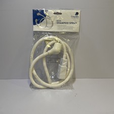Shower Attachment for Taps Push-Fit Square Shower Head Portable - Croydex