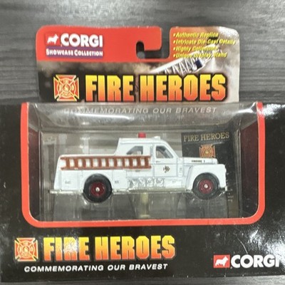 Corgi Showcase Collection Fire Heroes No. 8012 Diecast Fire Truck 2002