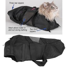 Cat Grooming Bathing Restraint Bag No Scratching Pet Cat Washing Shower Bath Bag