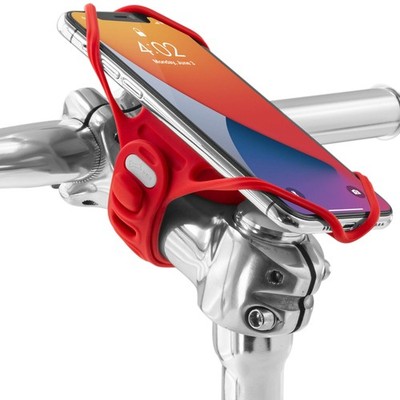 BONE Bike Tie Pro 4 Phone Mount: Bicycle/Motorcycle Stem Holder for 4.7''-7.2'' Ph