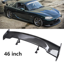 47 Fiber Rear Trunk Spoiler Wing Adjustable Gt-style For Mazda Mx5 Mx-5 Miata