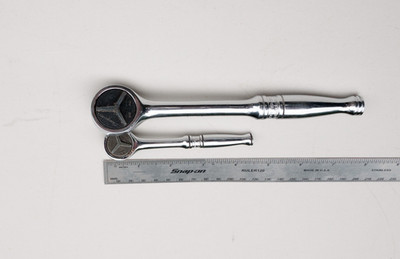 Snap-on F749 TM739 Round Head Ratchet Set 3/8 1/4 Drive USA Vintage