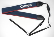Canon EOS Vintage Blue / Red / White 1 1/2" Camera Neck Strap For SLR / DSLR