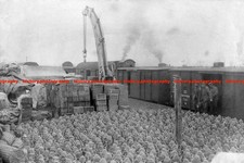 F022330 Ammunition loading Wallachia train station Romania 1917 WW1