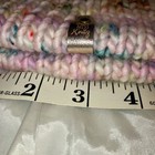 Miss Knitz Pink Boutique Chunky Wool Sparkly Beanie Faire Isle NWT OOAK Handknit — photo 3