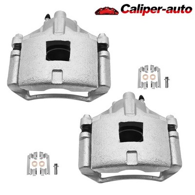 Pair Front Brake Calipers w/Bracket for Century LeSabre Venture Intrigue Montana