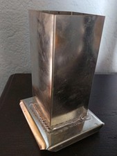 Viereckige Kerzenform aus Metall 5,3 cm x  11,5 cm stabil und langlebig