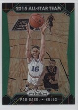 2015-16 Panini Prizm All-Star Team Green Prizm Pau Gasol #353 HOF 1ss7