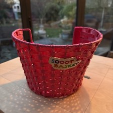 Children Kids Girls Bicycle Bike Front Basket Shopping Holder Container Case