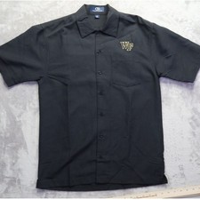 Wake Forest University WF Demon Deacons Short Sleeve Button Shirt Men's Size S