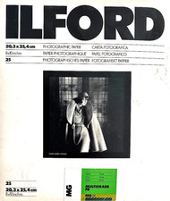 ILFORD MULTIGRADE FB MG.5K DW 25 sheet pkg 8x10 inch B W Matt Photographic Paper