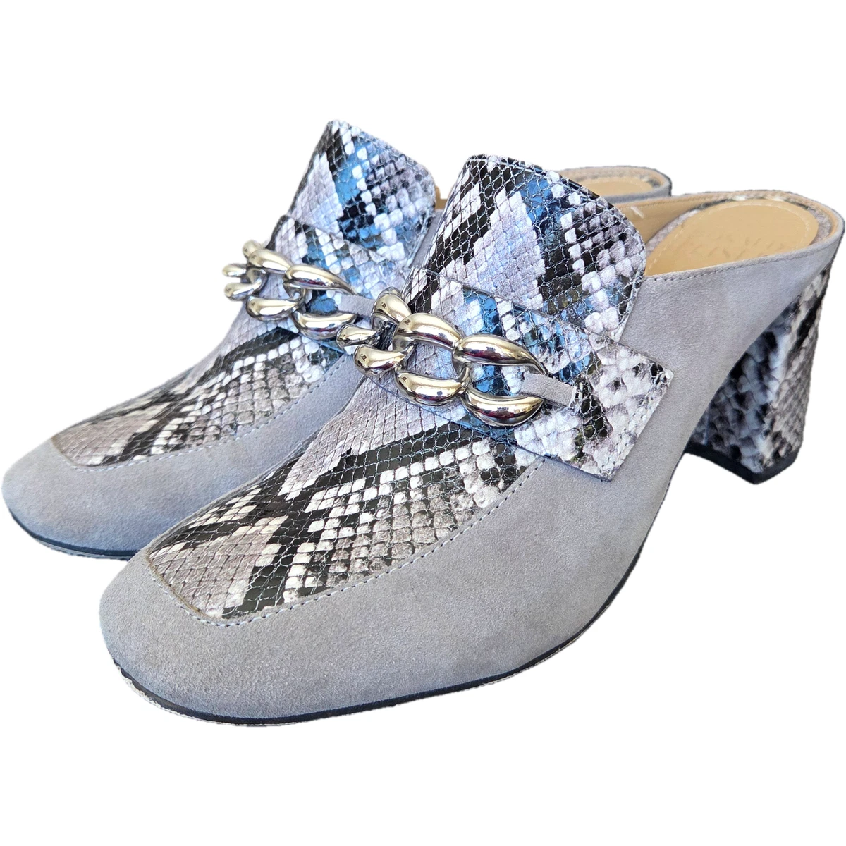 Donald J. Pliner Hearst Suede Snake Print Shoes Snake Women main image 2