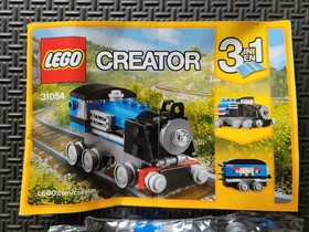 LEGO CREATOR 3-in-1 31054: Blue Express Train, Factory Sealed Bag, **NO BOX**