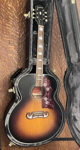 Epiphone Inspired by Gibson J200 sunburst w/ factory hard case