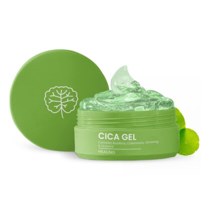 Earth Rhythm Cica Gel Centella Asiatica Calendula Ginseng & Licorice 100gm