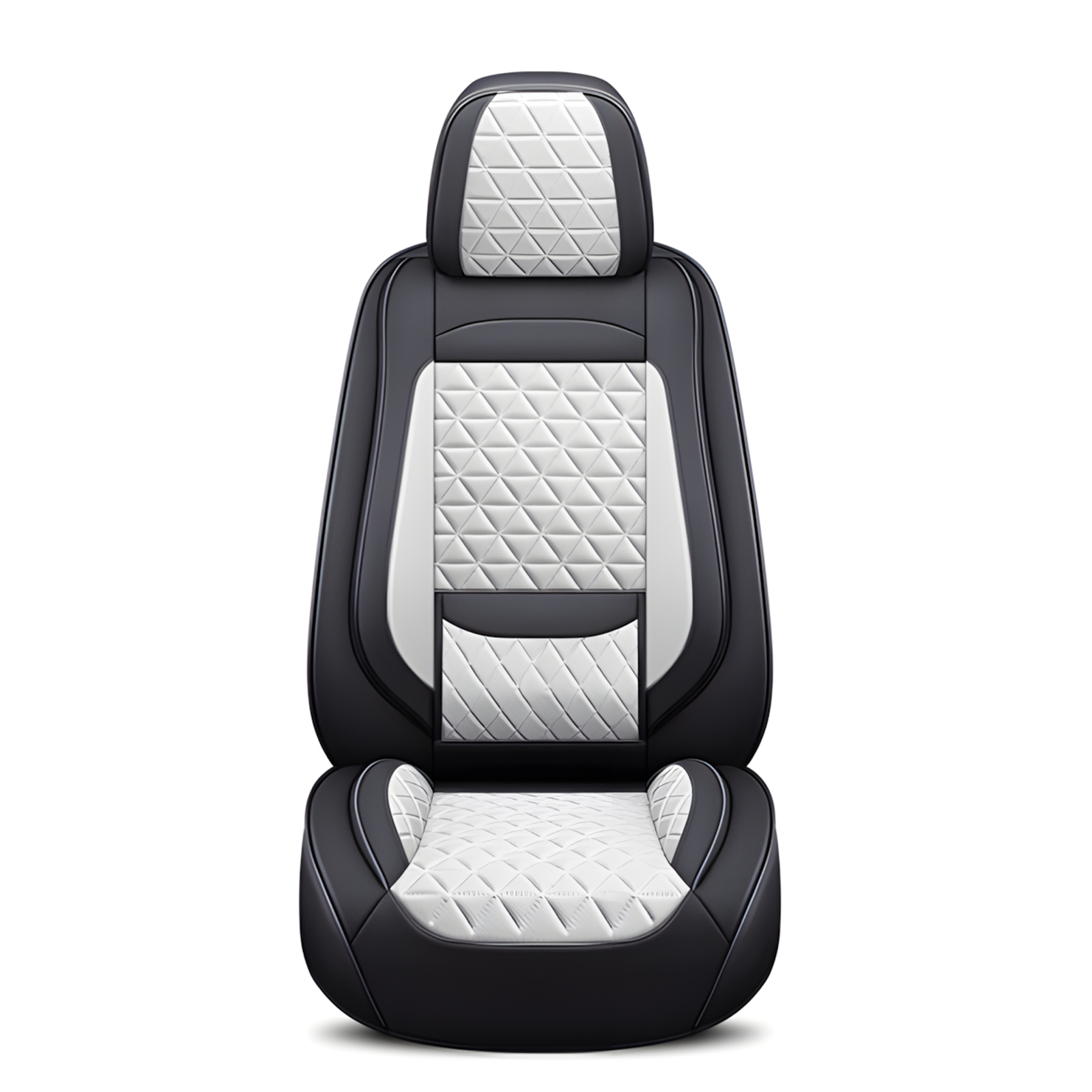 Universal Car Seat Cover Full Set Leather 5-Seats Front Rear Protector -3 colour