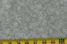 18" Long, Pastel-Green Vines on Green Quilt Cotton, P&B Textiles/Odom, P4528