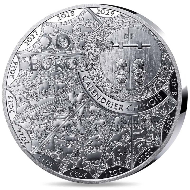 フランス 2002年 1€50C 銀貨 Proof 2025 France €20 Euro High Relief 1oz Silver Proof Coin