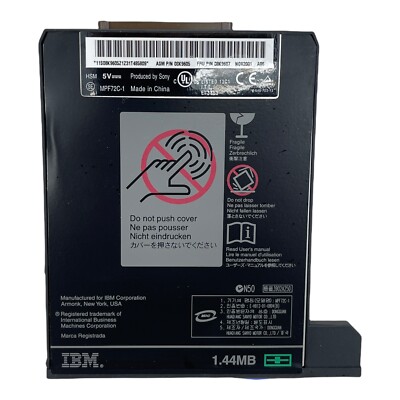 IBM 08K905 08k9607 Thinkpad Internal 3.5'' 1.44MB Floppy Drive