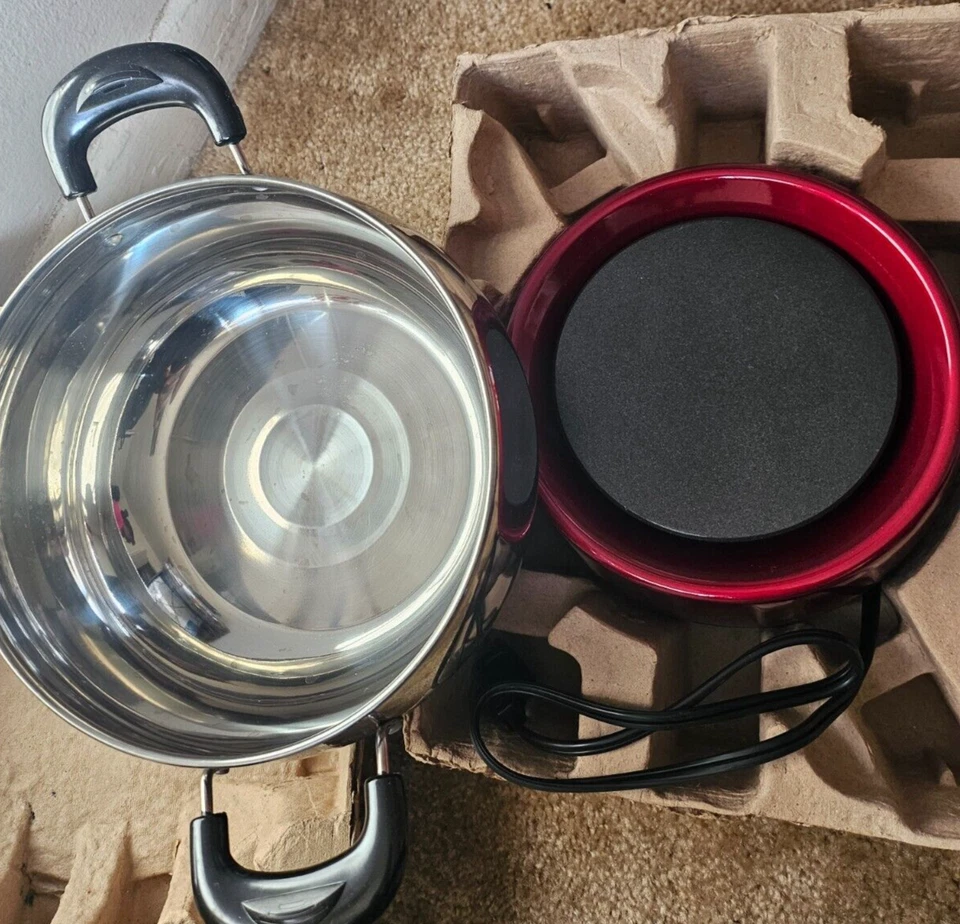 Bella 3 кварты емкость горшок электрический фондю лакомства серии большой бульон сыр (A5) - Изображение 3 из 4